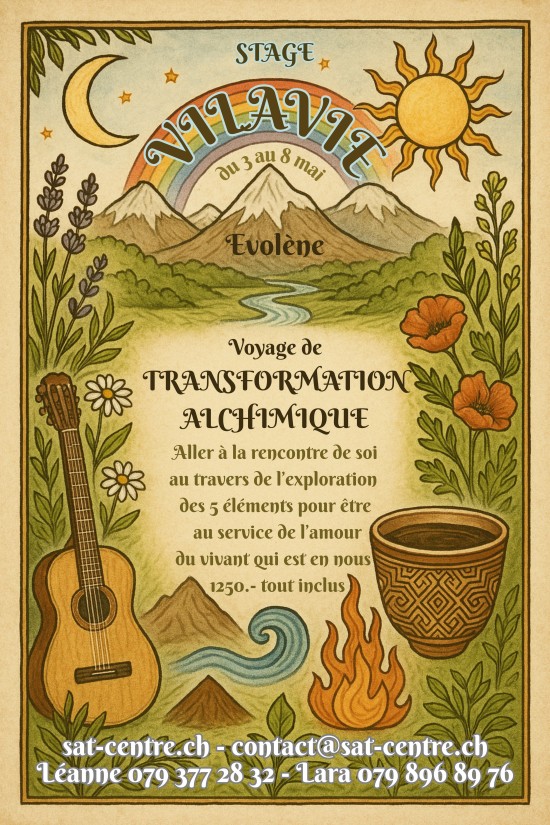 affiche stage vilavie