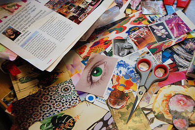 photo d'image découpées dans des magazines